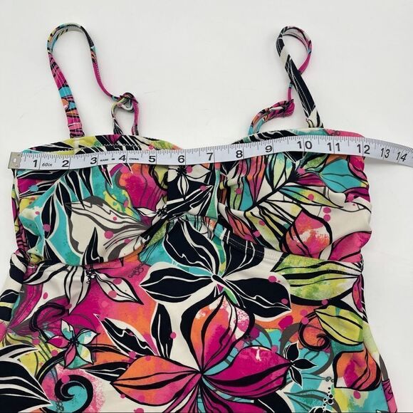 Croft & Barrow Tankini Top Sz 6L - Picture 9 of 13